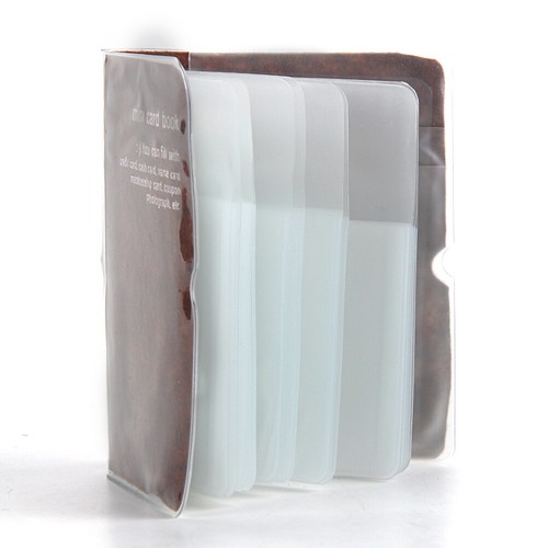 32 Cards Slots Mini Card Case PVC ID Credit Card /& Business Card Cases Box