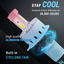 H4//9003 CREE LED Headlight Conversion Kit High//Low Beam 6000K White Light Bulbs