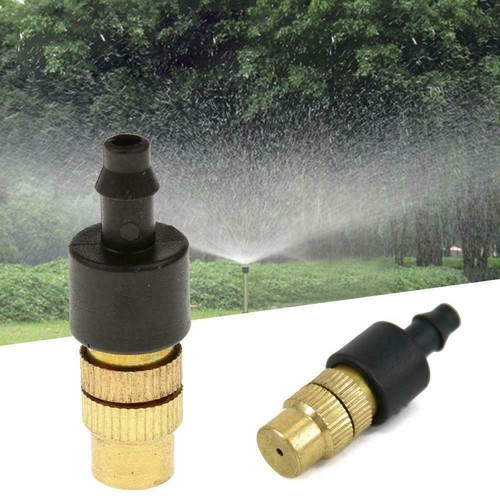 1X Brass Spray Misting Nozzle Garden Sprinklers Irrigation Tools Access Fi F4Z2