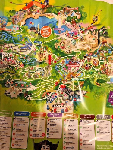 LEGOLAND LEGO LAND WINDSOR 2019 UK UNITED KINGDOM RESORT GUIDE MAP LEAFLET *NEW*