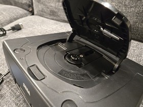 SEGA Saturn V2 MK-80000A Black Game Console For Parts/Repair READ