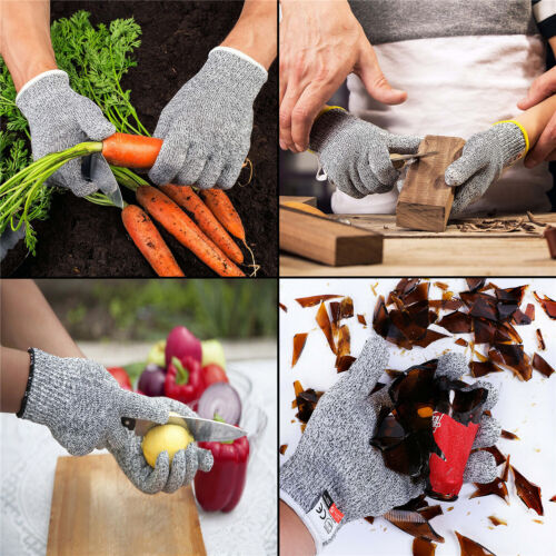Details about   1pair L Cut Resistant Gloves For Meat Cut GardeningWood Carving Food Grade Level 