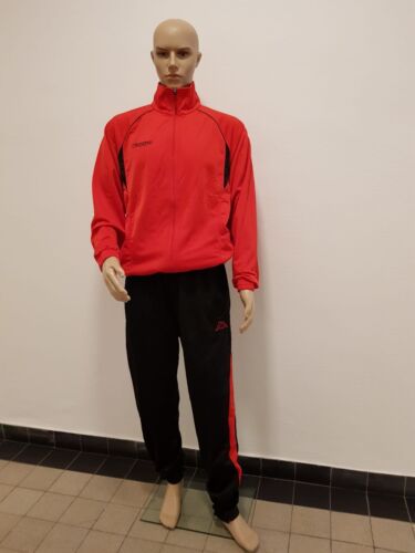 Neu Kappa Herren Spirt//Freizeitanzug Breccia XL Rot-Schwarz