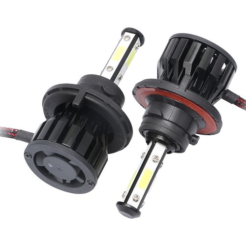 4-Side H13 9008 LED Headlight Bulb Kits 6000K Hi//Lo Dual BEAM For Ford 2018 2X