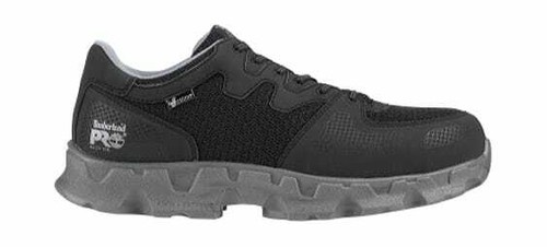 Timberland PRO Men/'s Powertrain Alloy Safety Toe ESD Black//Grey Microfiber