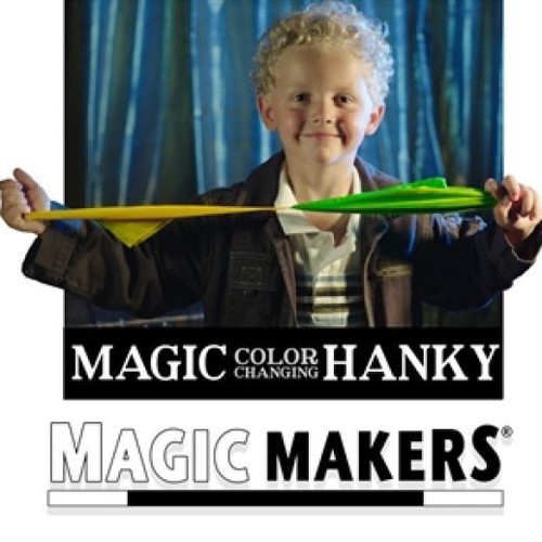 MAGIC COLOR CHANGING HANKY MAGIC MAKERS TRICK SILKS HANDKERCHIEFS PROP ILLUSION