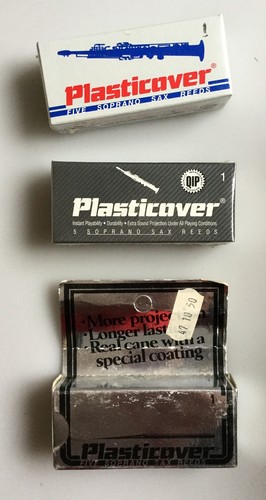 3.5 Box of 5 Strengths 1 5 Plasticover Soprano Saxophone Reeds