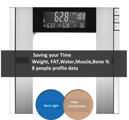 CAS Body Fat Analyzer Scale HBF 830 Quick & Easy Checking Just Step On 8 profil 