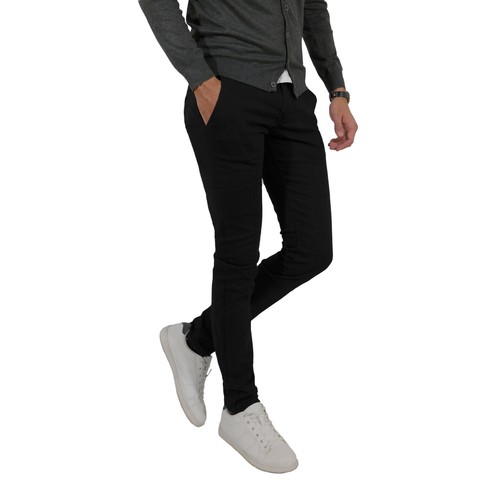 Pantaloni uomo slim fit autunno inverno tasche america blu nero grigio casual
