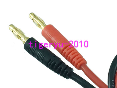 Traxxas TRX male to 4mm Banana Bullet charger cable for LiPo TRX TRA2970