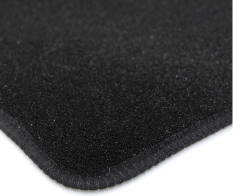 06-13 Perfect Fit Black Carpet Car Mats for Citroen C4 Grand Picasso -Heel Pad