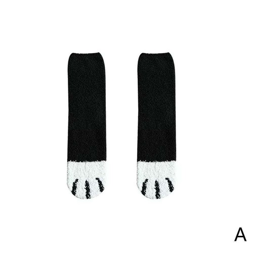 Süße Katzenkralle Socken Plüsch Coral Fleece Soft Floor Sleepers Indoor Socken