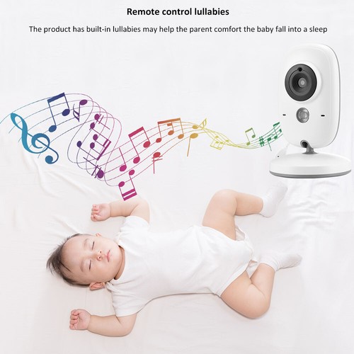 3.2/" Video Babyphone mit Kamera Baby Monitor Überwachungskamera Nachtsichtkamera