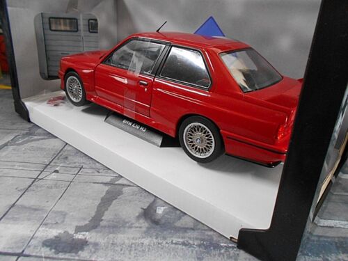 Bmw m3 e30 evo Sport 1986 rojo red solido metal nuevo 1:18