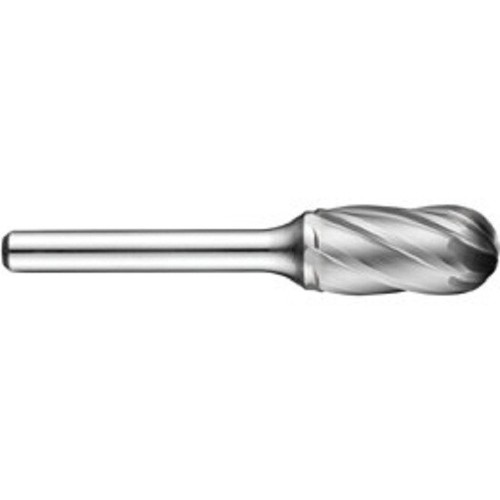Dormer CARBIDE ROTARY BURR 19mm Length Ball Nosed Cylinder Aluminium Cut
