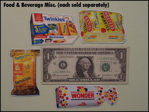 Version B Fridge Fun Refrigerator Magnet HOSTESS TWINKIES Package Retro Food