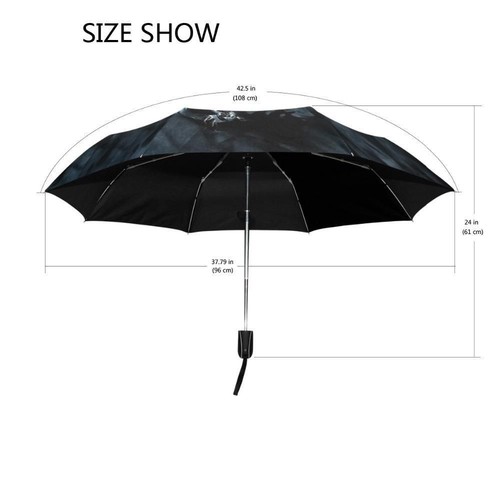 Folding Umbrella Cute Cat Design Anti UV Durable Fully Automatic Sun Rain Shades