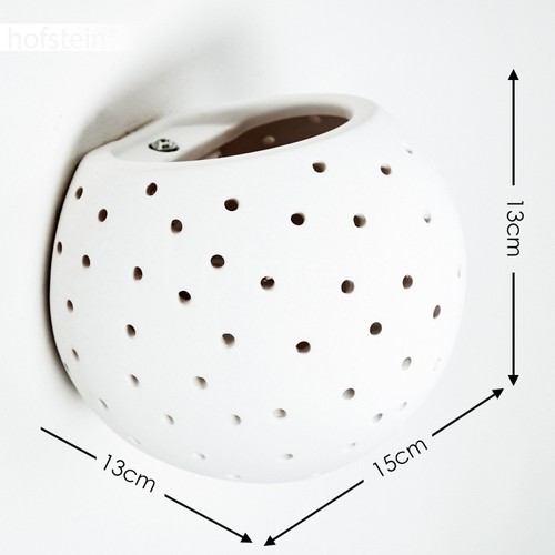 Design Up Down Leuchte bemalbar Wand Lampe Wohn Schlaf Zimmer Flur Keramik weiss