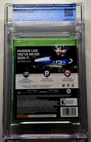Madden NFL 18 Xbox One Factory Sealed TOM BRADY Cover Graded CGC 9.8 A++