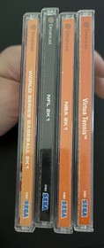 4 Game Lot Sega Dreamcast Sports Games. NCAA Football 2k2. Virtua Tennis NFL 2k1