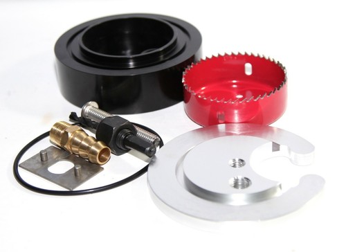 Diesel Fuel Tank Sump Kit Black/Red For 01-16 Cummins Duramax Powerstroke Diesel Fuel Tank Sump Kit Black/Red For 01-16 Cummins Duramax Powerstroke