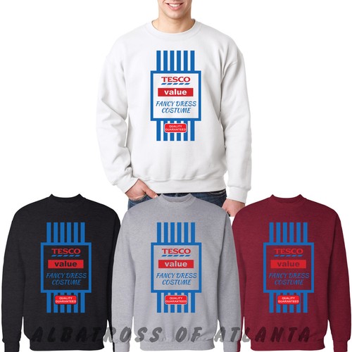 Tesco Valore Natale Maglione Pullover Babbo Natale Segreto Regalo Felpa Maglione.