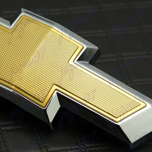 New For 2016-18 Chevy Chevrolet Camaro Front Grille /&Rear Gold Bowtie Emblem Set