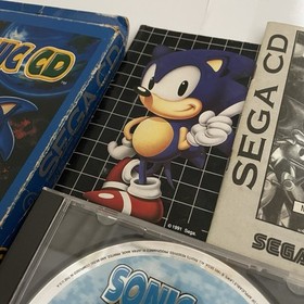 Sonic CD Tectoy Brazilian Cardboard Cib (Sega CD, 1993) - 🚫📦🇺🇸