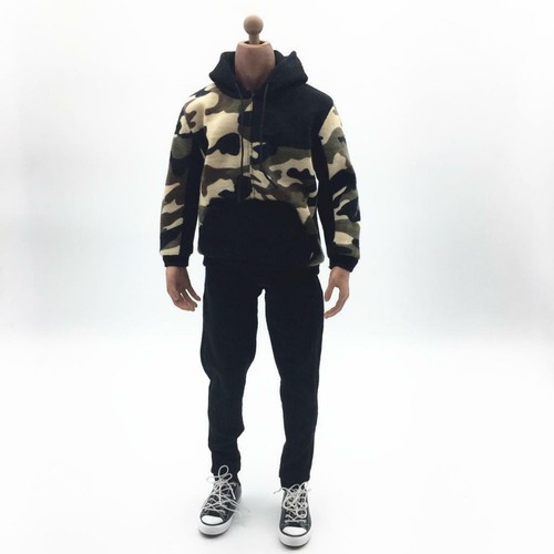 6 Scale Doll Fashion Hip Hop Hoodie Hose für Dragon HT 12 /'/' Actionfigur 1