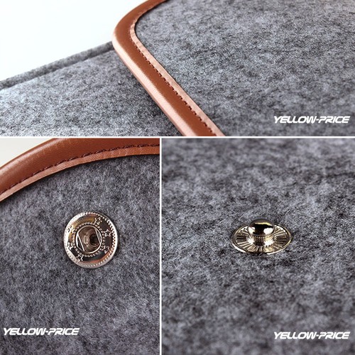 12 inch Wool Felt Sleeve Carrying Case pouch bag for 12 Inch New MacBook 2015