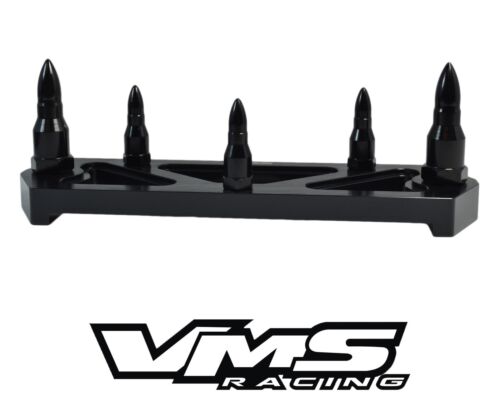 VMS RACING BLACK BULLET SPIKE BATTERY TIE DOWN BRACKET BRACE KIT RODS FOR HONDA