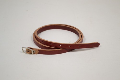 Throat Latch F331 1//2/" x 41/" Nickel Plated Hardware Burgundy Latigo