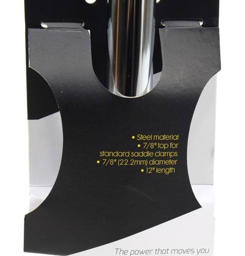 Sunlite Steel Pillar Bicycle Seat Post 12x7//8in