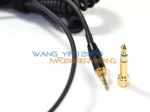 Generic DJ Coiled Audio Cable For Sony MDR 10R 1R NC 1RBT Z1000 7520 Headphones