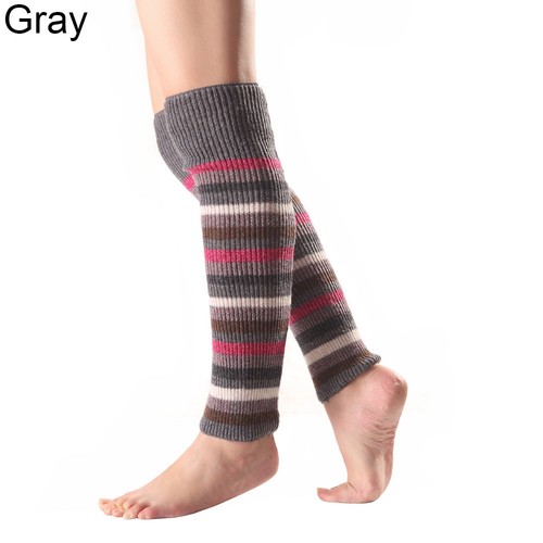 EG/_ Women Winter Warm Crochet Knit High Knee Leg Warmers Leggings Boot Socks Eye