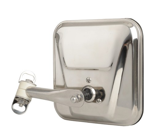 Exterior amc CJ jeep Wrangler YJ spiegelset mirror espejo de acero inoxidable
