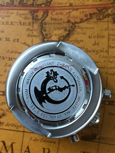 Uhrenkit ETA Valjoux 7750 Chronographen Uhrengehäuse Taucher 500M Swiss Made
