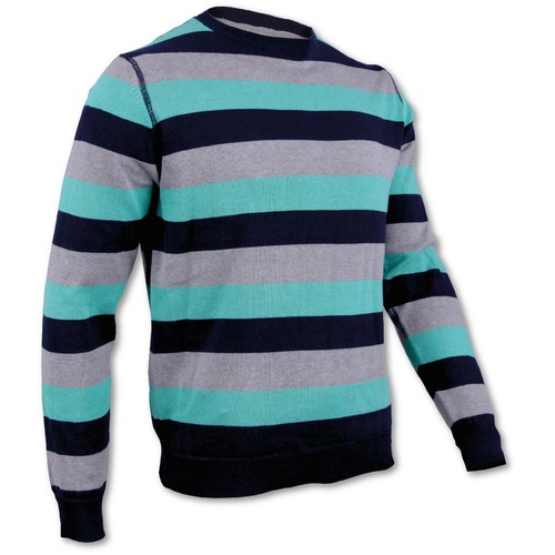 Pullover Herren M-XXL 100/% Baumwolle Streifen Sweater Sweatshirt Pulli gestreift