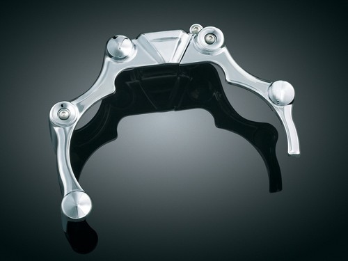 Kuryakyn 7878 Chrome Transmission Shroud For 2007-2017 Harley Davidson Softails