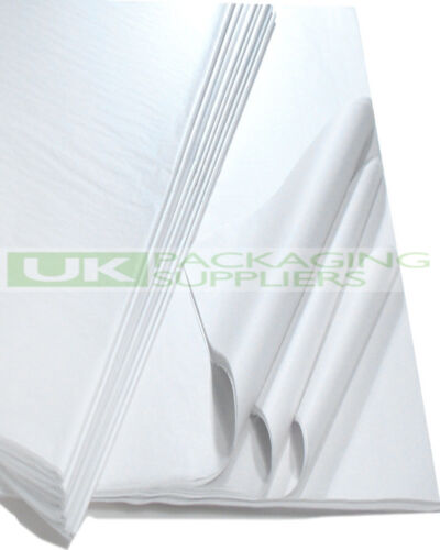 NEW 1000 SHEETS OF 450 x 700mm 18 x 28/" WHITE ACID FREE TISSUE WRAPPING PAPER