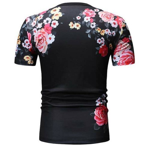 Slim fit casual men/'s tops o neck blouse short sleeve summer t shirt muscle tee