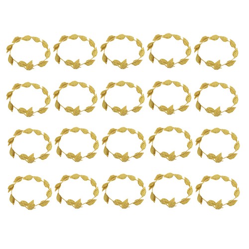 20x Roman Greek Goddess Gold Leaf Laurel Wreath Headband Beach Wedding Gifts