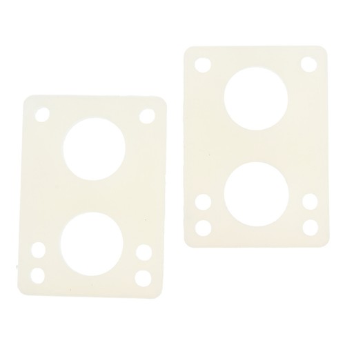2pcs Rubber Longboard Skateboard Riser Pads Shock Pads 3mm 6mm 11mm White
