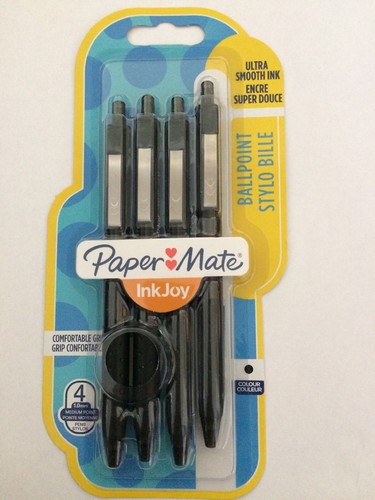 Papermate Inkjoy 300RT Pack Of 4 Black