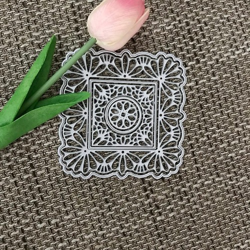 Lace Frame Metal Cutting Dies Scrapbook Embossing Album Paper Card Craft Decor