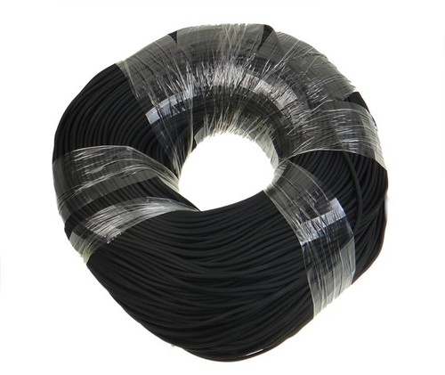 5 metros de caucho banda 4mm cuerda caucho negro cuero sintético joyas Best c66