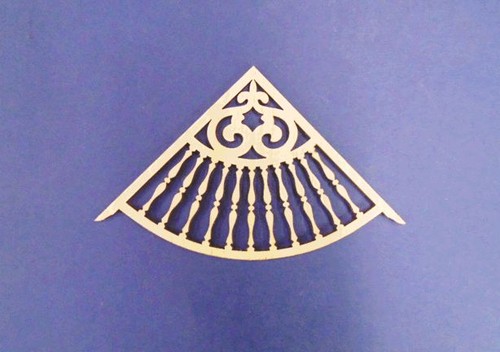 Dollhouse Miniature 1:24 Scale Gable Apex Trim