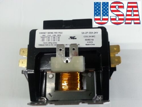 New Air Conditioner Contactor SA-2P-30A-24V