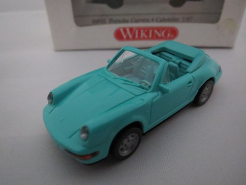 mint TOP ! WIKING 16501 Porsche Carrera 4 Cabrio 1:87