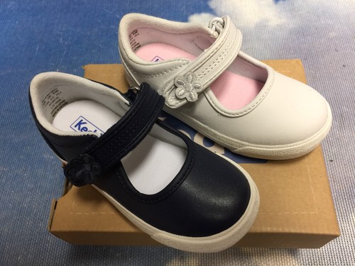 Keds Kids Ella Hook /& Loop Leather Mary Janes Sneaker Toddler Size 5.5 to 11